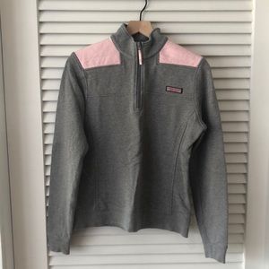 Gray & Pink Vineyard Vines Shep Shirt